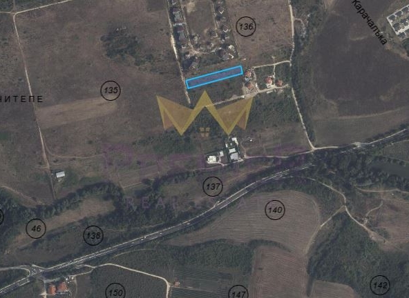 Парцел в с. Генерал Кантарджиево, Област Варна - 3000 кв.м за 9 €/кв.м - Снимка #1