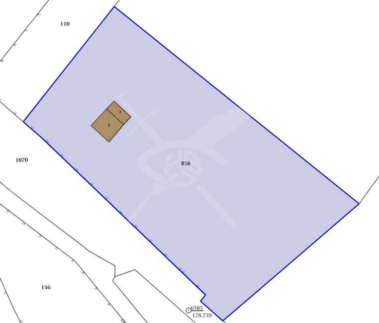 Парцел в Бургас, Банево - 4270 кв.м за 12 €/кв.м - Снимка #1