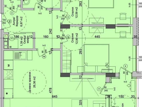 Тристаен апартамент в Бургас, Изгрев - 95 кв.м за 1000 €/кв.м - Снимка #1