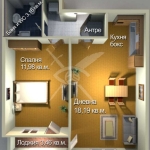 Двустаен апартамент в Бургас, Меден рудник - зона А - 57 кв.м за 1093 €/кв.м - Снимка #1