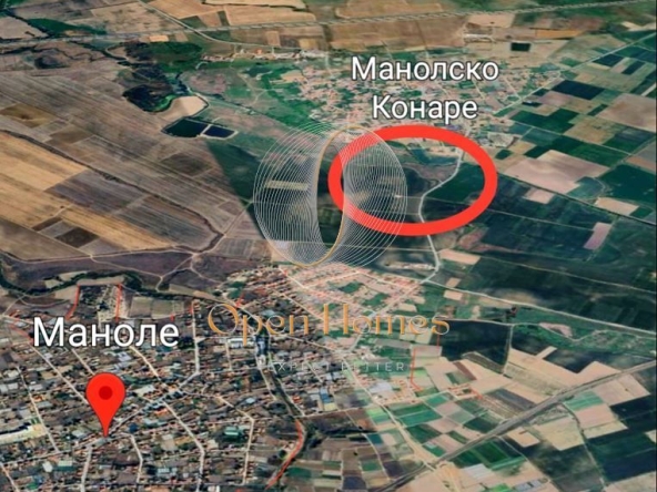 Парцел в с. Маноле, Област Пловдив - 5000 кв.м за 12 €/кв.м - Снимка #1