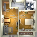 Двустаен апартамент в Бургас, Меден рудник - зона А - 55 кв.м за 1064 €/кв.м - Снимка #1