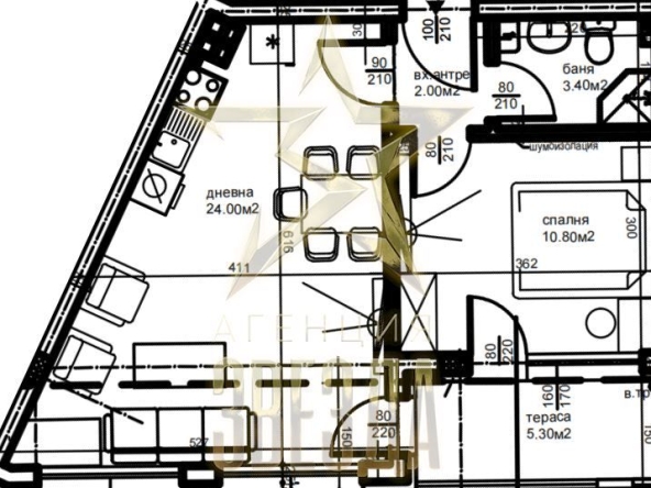 Двустаен апартамент в Пловдив, Остромила - 61 кв.м за 1143 €/кв.м - Снимка #1