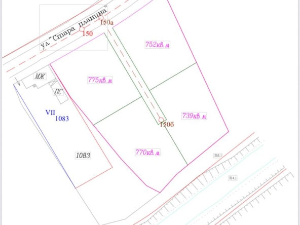 Парцел в Ботевград - 750 кв.м за 41 €/кв.м - Снимка #1