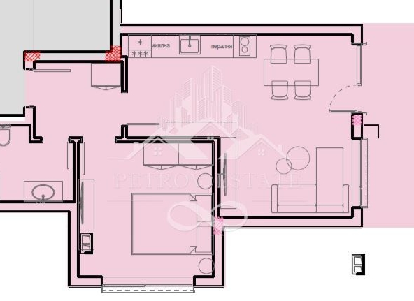 Двустаен апартамент в Велинград - 65 кв.м за 900 €/кв.м - Снимка #1