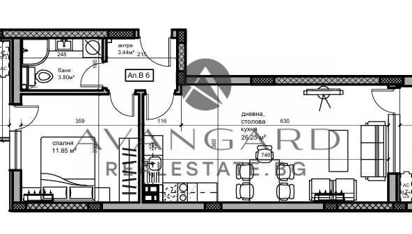 Двустаен апартамент в Пловдив, Кючук Париж - 79 кв.м за 1350 €/кв.м - Снимка #1