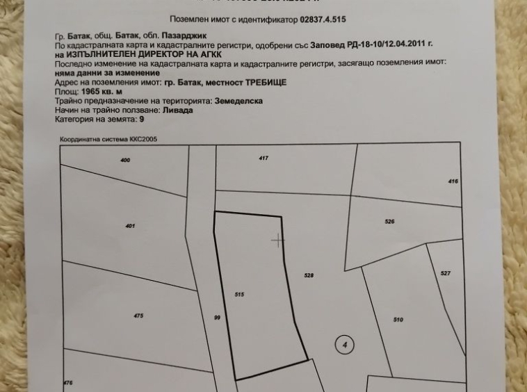 Земеделски имот в Батак -  кв.м за 51 €/дка - Снимка #1