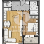 Двустаен апартамент в Пловдив, Христо Смирненски - 72 кв.м за 1376 €/кв.м - Снимка #1