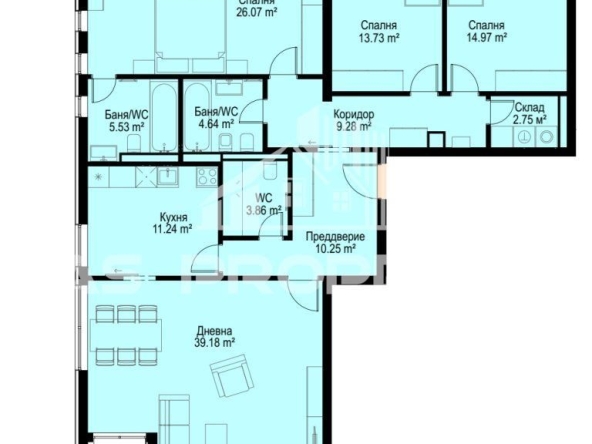 Многостаен апартамент в София, Бояна - 190 кв.м за 2396 €/кв.м - Снимка #1