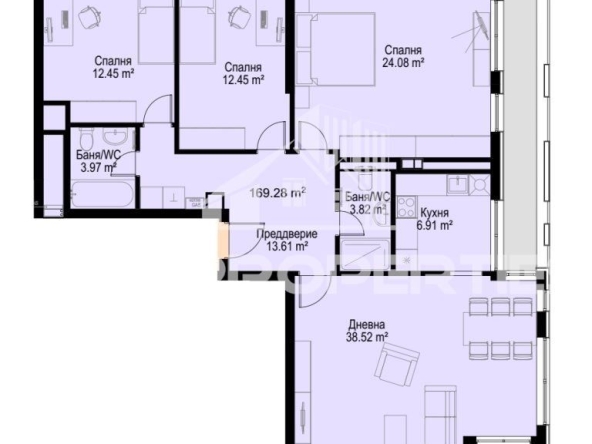 Многостаен апартамент в София, Бояна - 198 кв.м за 2638 €/кв.м - Снимка #1