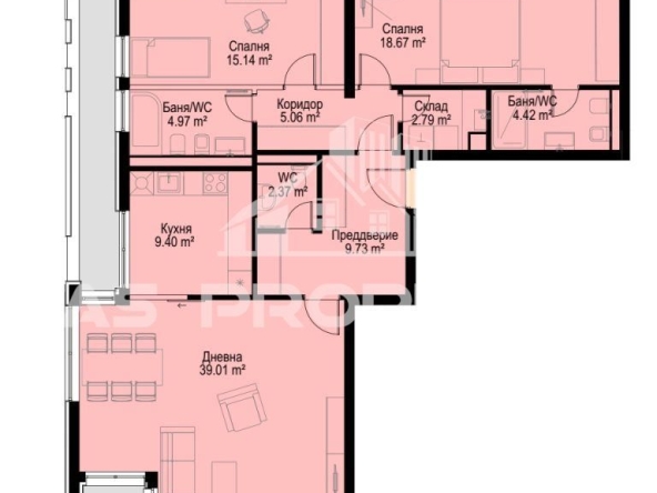 Четиристаен апартамент в София, Бояна - 210 кв.м за 2642 €/кв.м - Снимка #1