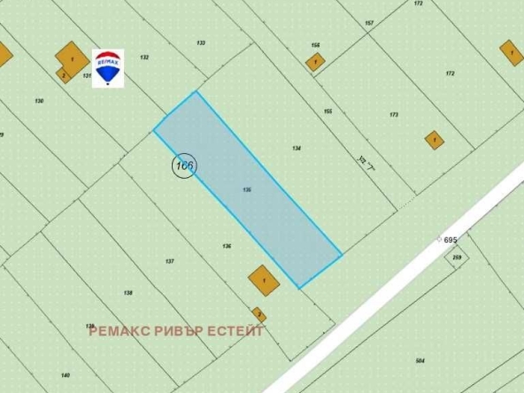 Парцел в Русе, в.з. Русофили - 617 кв.м за 21 €/кв.м - Снимка #1