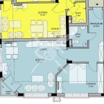 Двустаен апартамент в Бургас, Меден рудник - зона А - 62 кв.м за 965 €/кв.м - Снимка #1