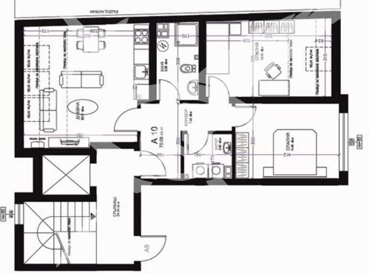Тристаен апартамент в Пловдив, Център - 83 кв.м за 795 €/кв.м - Снимка #1