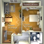 Двустаен апартамент в Бургас, Меден рудник - зона А - 55 кв.м за 1066 €/кв.м - Снимка #1