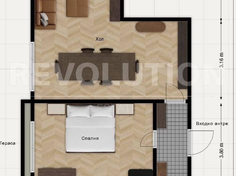 Тристаен апартамент в София, Яворов - 83 кв.м за 3735 €/кв.м - Снимка #1