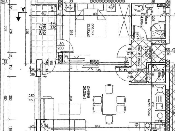 Двустаен апартамент в Асеновград - 69 кв.м за 801 €/кв.м - Снимка #1