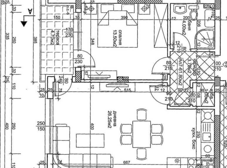 Двустаен апартамент в Асеновград - 69 кв.м за 801 €/кв.м - Снимка #1