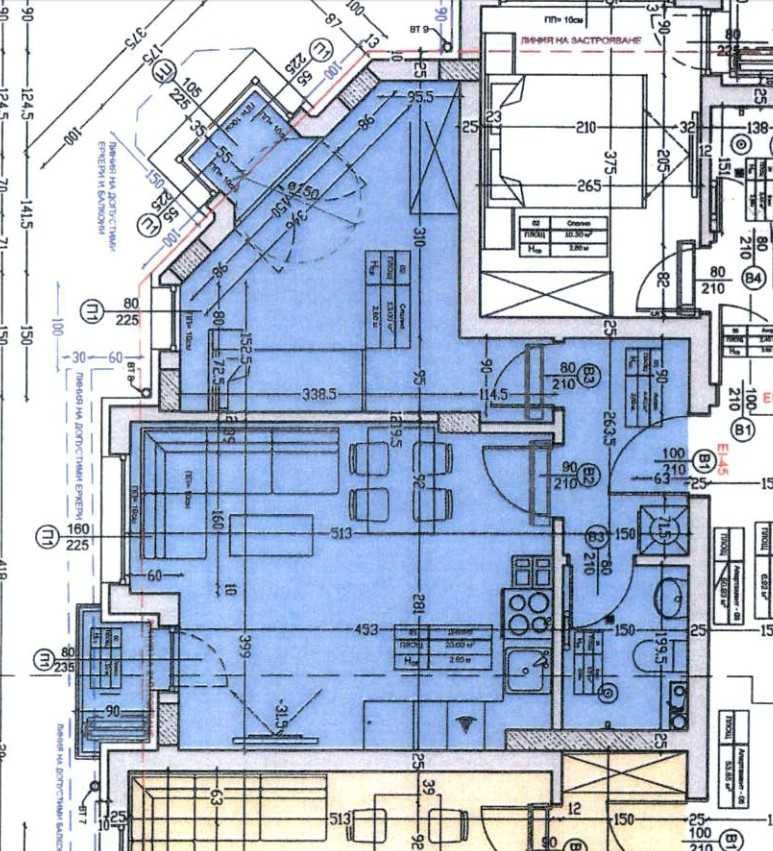 Двустаен апартамент в Пловдив, Съдийски - 68 кв.м за 1618 €/кв.м - Снимка #1