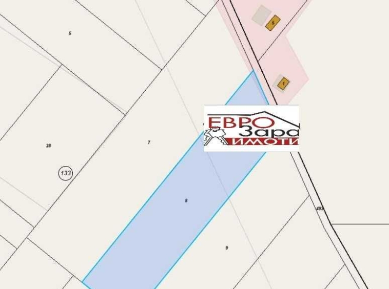 Парцел в Стара Загора, Кольо Ганчев - 4550 кв.м за 24 €/кв.м - Снимка #1