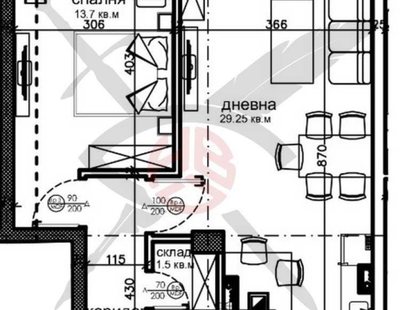 Двустаен апартамент в София, Красна поляна 2 - 72 кв.м за 1471 €/кв.м - Снимка #1