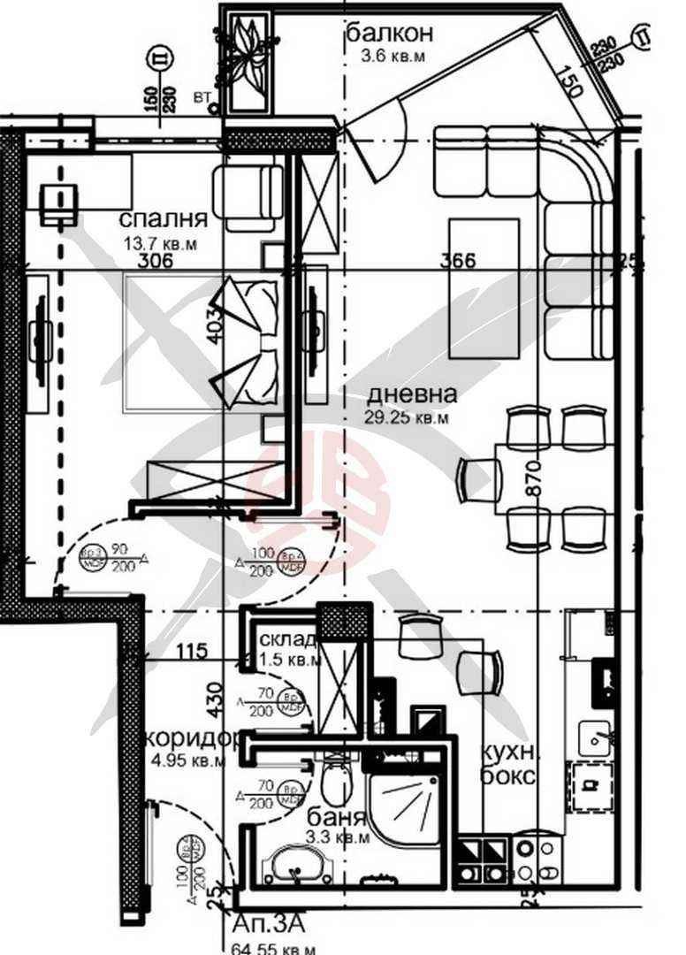 Двустаен апартамент в София, Красна поляна 2 - 72 кв.м за 1471 €/кв.м - Снимка #1
