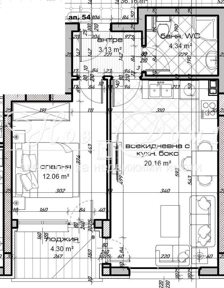 Двустаен апартамент в Варна, Кайсиева градина - 64 кв.м за 1719 €/кв.м - Снимка #1