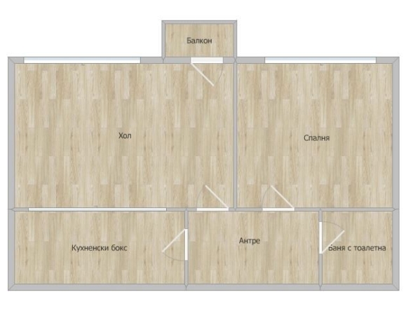 Двустаен апартамент в София, Люлин 6 - 42 кв.м за 1786 €/кв.м - Снимка #1