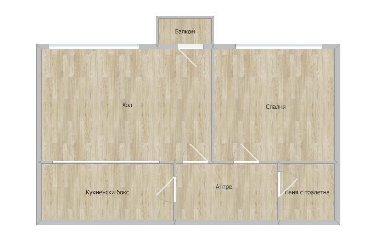 Двустаен апартамент в София, Люлин 6 - 42 кв.м за 1786 €/кв.м - Снимка #1