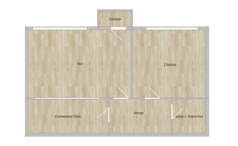 Двустаен апартамент в София, Люлин 6 - 42 кв.м за 1786 €/кв.м - Снимка #1