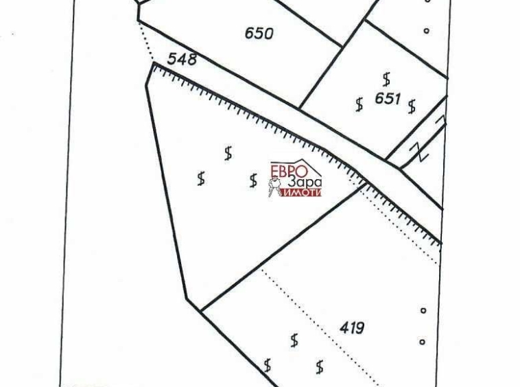 Парцел в с. Малка Верея, Област Стара Загора - 1000 кв.м за 11 €/кв.м - Снимка #1