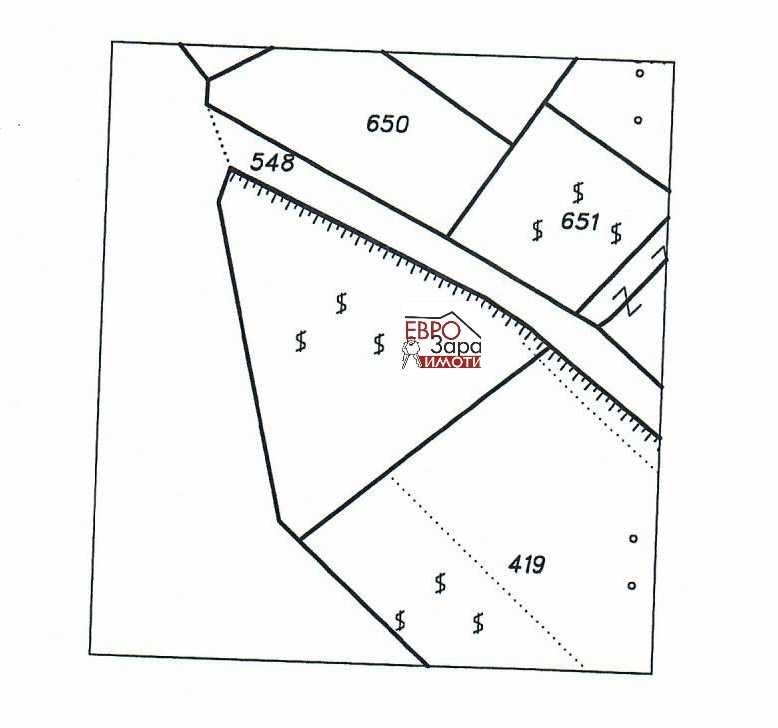 Парцел в с. Малка Верея, Област Стара Загора - 1000 кв.м за 11 €/кв.м - Снимка #1