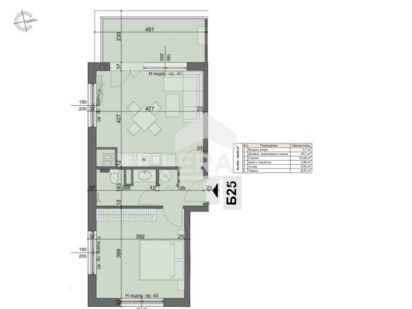 Двустаен апартамент в София, Хаджи Димитър - 76 кв.м за 1336 €/кв.м - Снимка #1