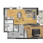 Двустаен апартамент в Пловдив, Остромила - 77 кв.м за 932 €/кв.м - Снимка #1