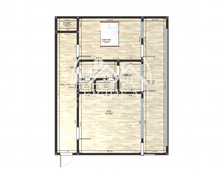 Двустаен апартамент в София, Толстой - 63 кв.м за 2286 €/кв.м - Снимка #1