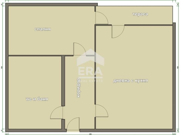 Двустаен апартамент в Варна, Младост 2 - 44 кв.м за 2612 €/кв.м - Снимка #1