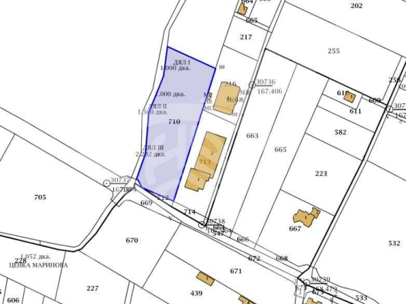 Земеделски имот в Пловдив, Коматево -  кв.м за 10124 €/дка - Снимка #1