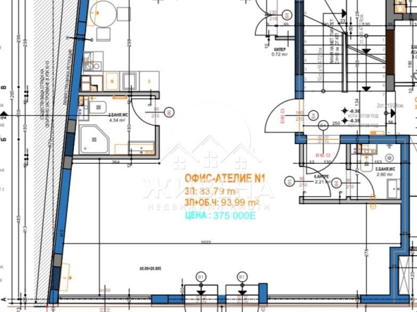 Офис в Варна, Гръцка махала - 94 кв.м за 4096 €/кв.м - Снимка #1