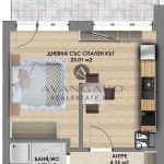 Едностаен апартамент в Пловдив, Христо Смирненски - 62 кв.м за 920 €/кв.м - Снимка #1