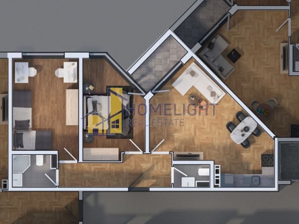 Тристаен апартамент в София, Дружба 1 - 115 кв.м за 1823 €/кв.м - Снимка #1