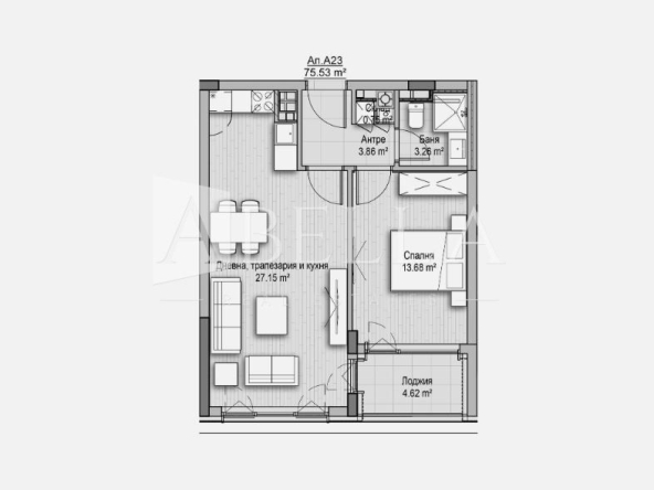 Двустаен апартамент в София, Витоша - 75 кв.м за 1853 €/кв.м - Снимка #1
