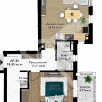 Тристаен апартамент в Пловдив, Остромила - 114 кв.м за 481 €/кв.м - Снимка #1
