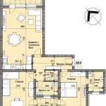 Тристаен апартамент в Пловдив, Остромила - 110 кв.м за 1282 €/кв.м - Снимка #1