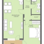 Двустаен апартамент в Велинград - 72 кв.м за 947 €/кв.м - Снимка #1
