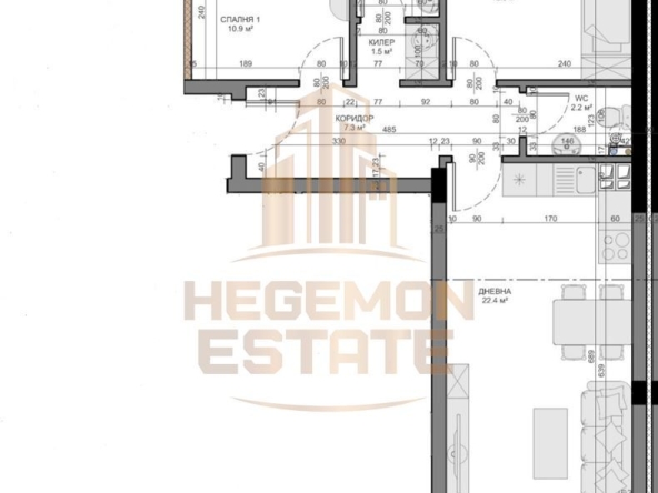 Двустаен апартамент в Варна, Владислав Варненчик - 102 кв.м за 690 €/кв.м - Снимка #1