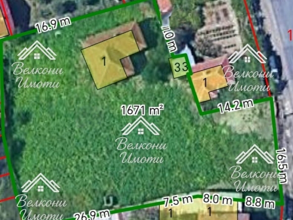 Парцел в София, Гниляне - 1670 кв.м за 77 €/кв.м - Снимка #1