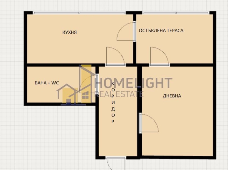 Двустаен апартамент в София, Дружба 2 - 47 кв.м за 1324 €/кв.м - Снимка #1