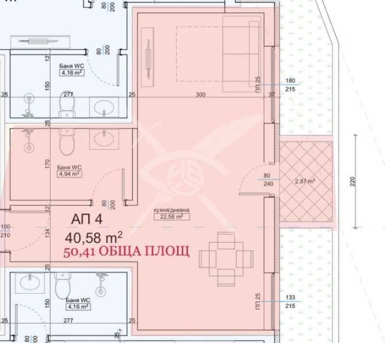 Двустаен апартамент в Приморско - 50 кв.м за 1840 €/кв.м - Снимка #1
