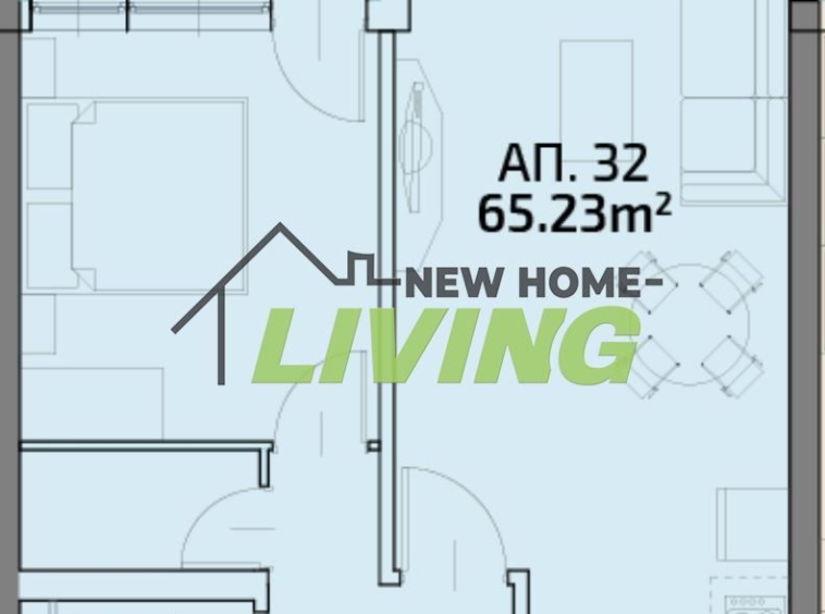 Двустаен апартамент в Пловдив, Център - 65 кв.м за 1173 €/кв.м - Снимка #1