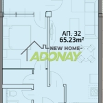 Двустаен апартамент в Пловдив, Център - 65 кв.м за 2309 €/кв.м - Снимка #1